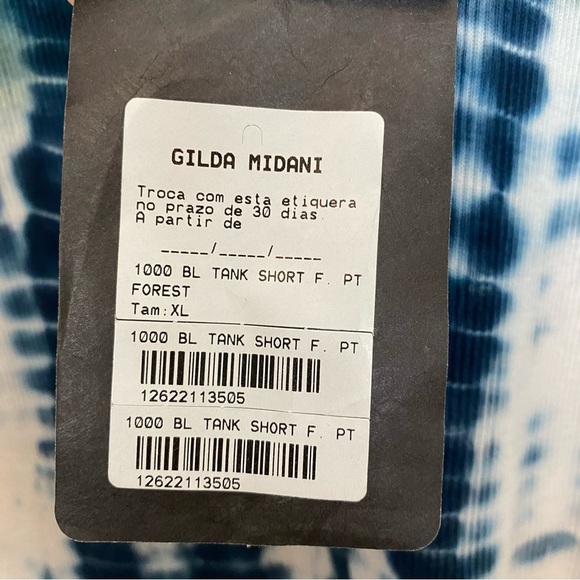 Gilda Midani Cotton 'Forest' Dyed Tank Top - Picture 9 of 10